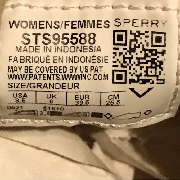 Women’s SPERRY Angelfish Linen Oat Boat Shoe. - Picture 7 of 10